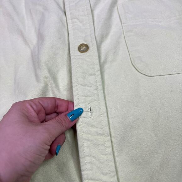 Old Bull Lee Neon Heavyweight Button Down Surf Oxford Shirt Pickle FLAW Green XL - Picture 5 of 8